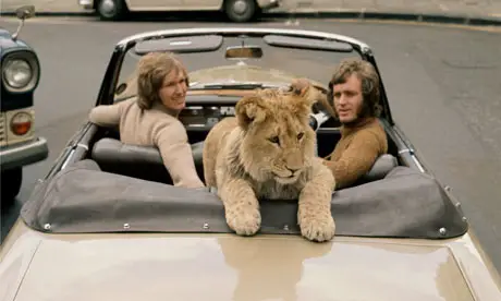christian the lion who rode in bentley 1